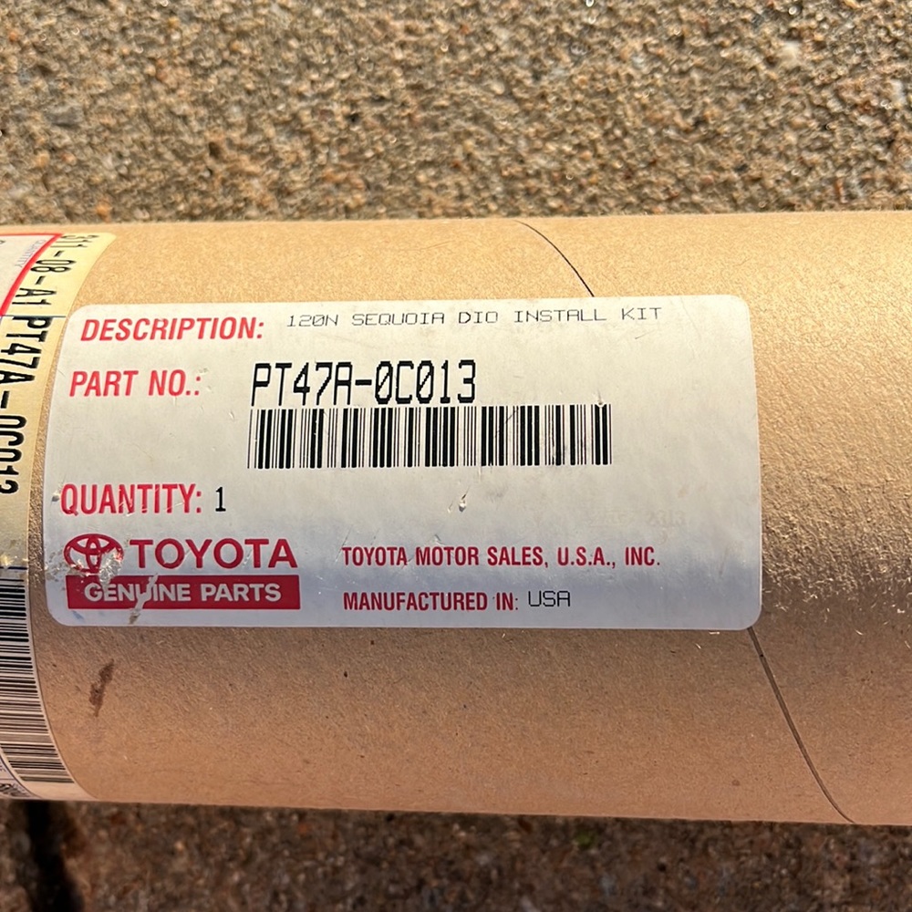 Genuine OEM Toyota Gently Used Spoiler Lift gate Template